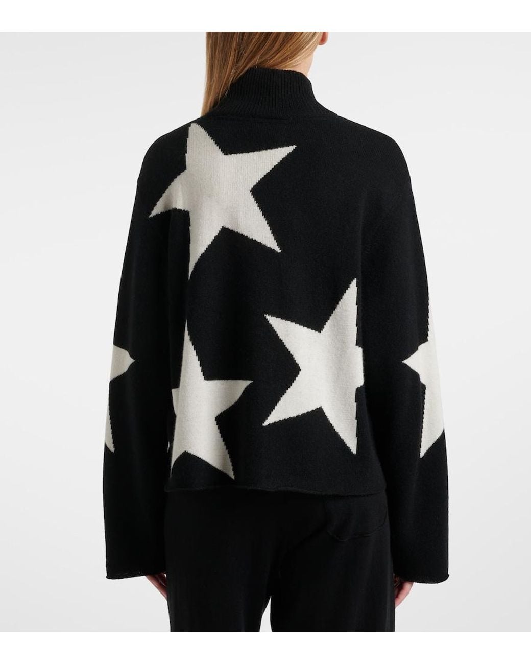Goldbergh Black Wool-Blend Turtleneck Sweater