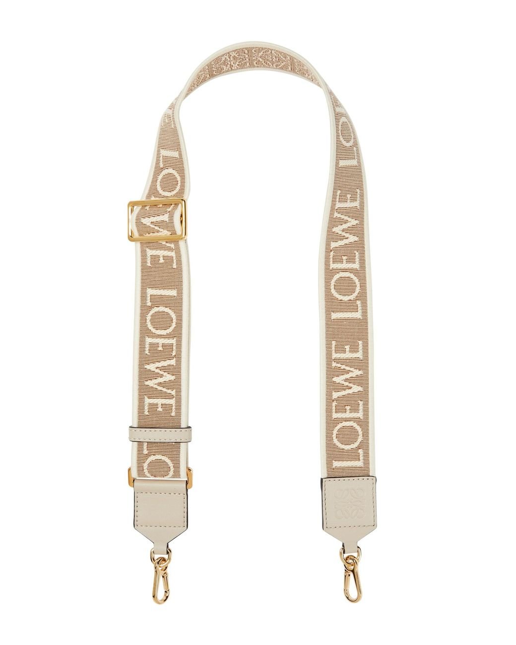 Anagram Leather Trimmed Bag Strap in Blue - Loewe