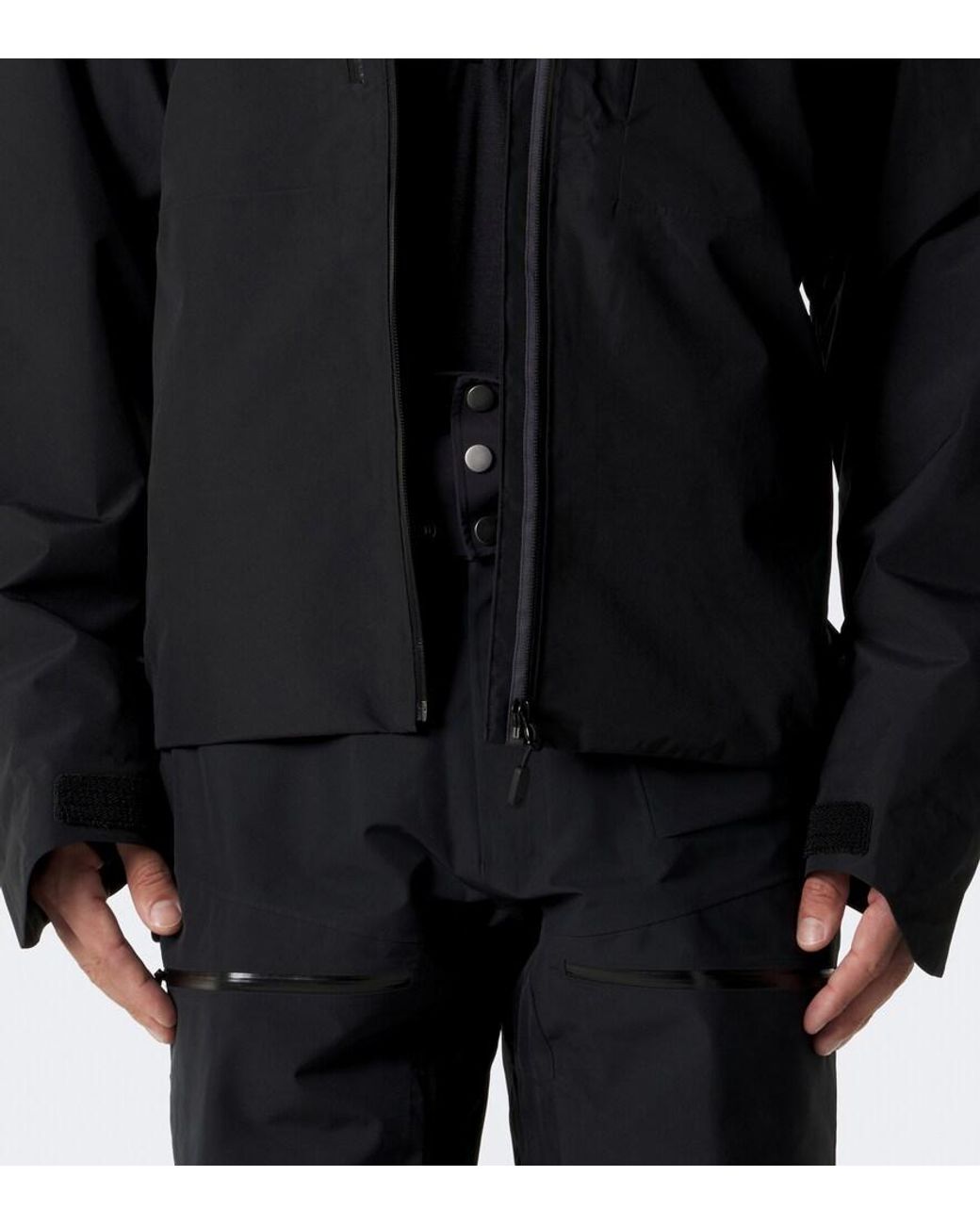 Norrona Black Lofoten Gore-Tex Ski Jacket for men