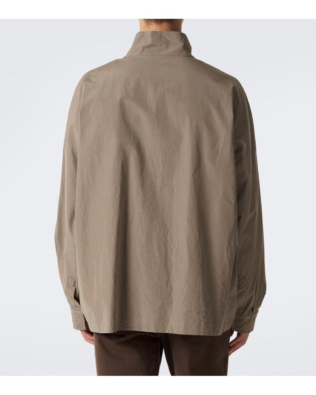 The Row Brown Trenton Cotton Jacket for men