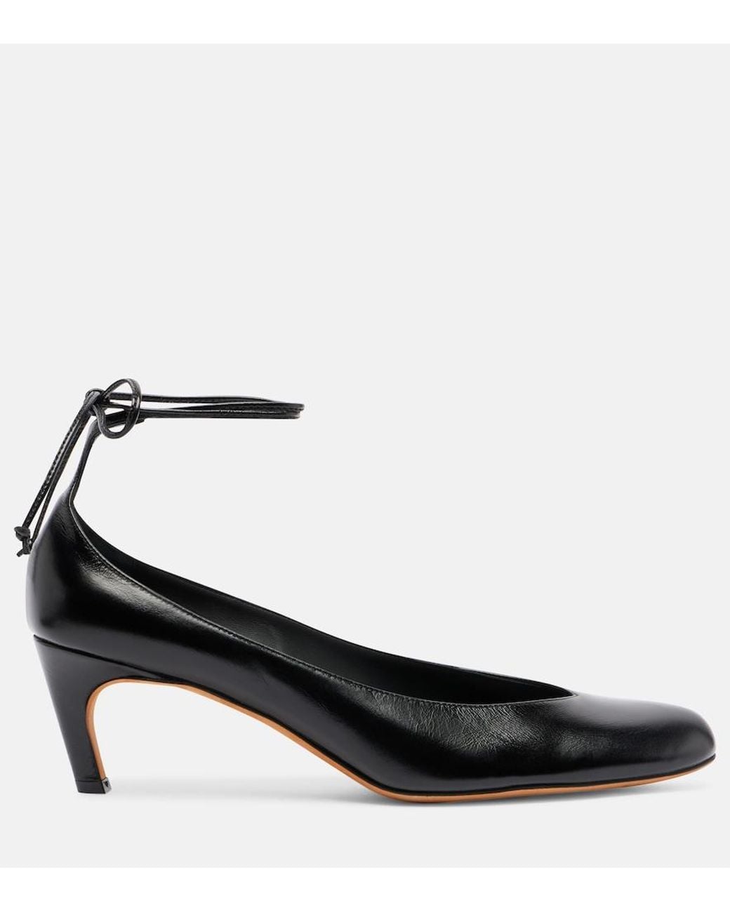 Proenza Schouler Black Uma 60 Leather Pumps