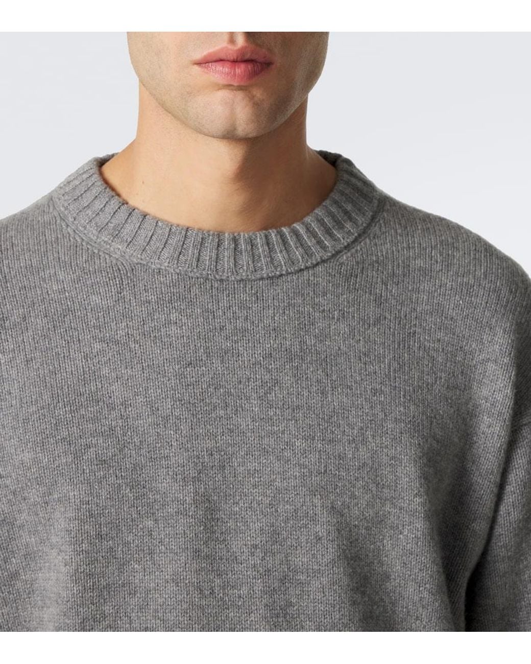 FRAME Gray Cashmere Sweater for men