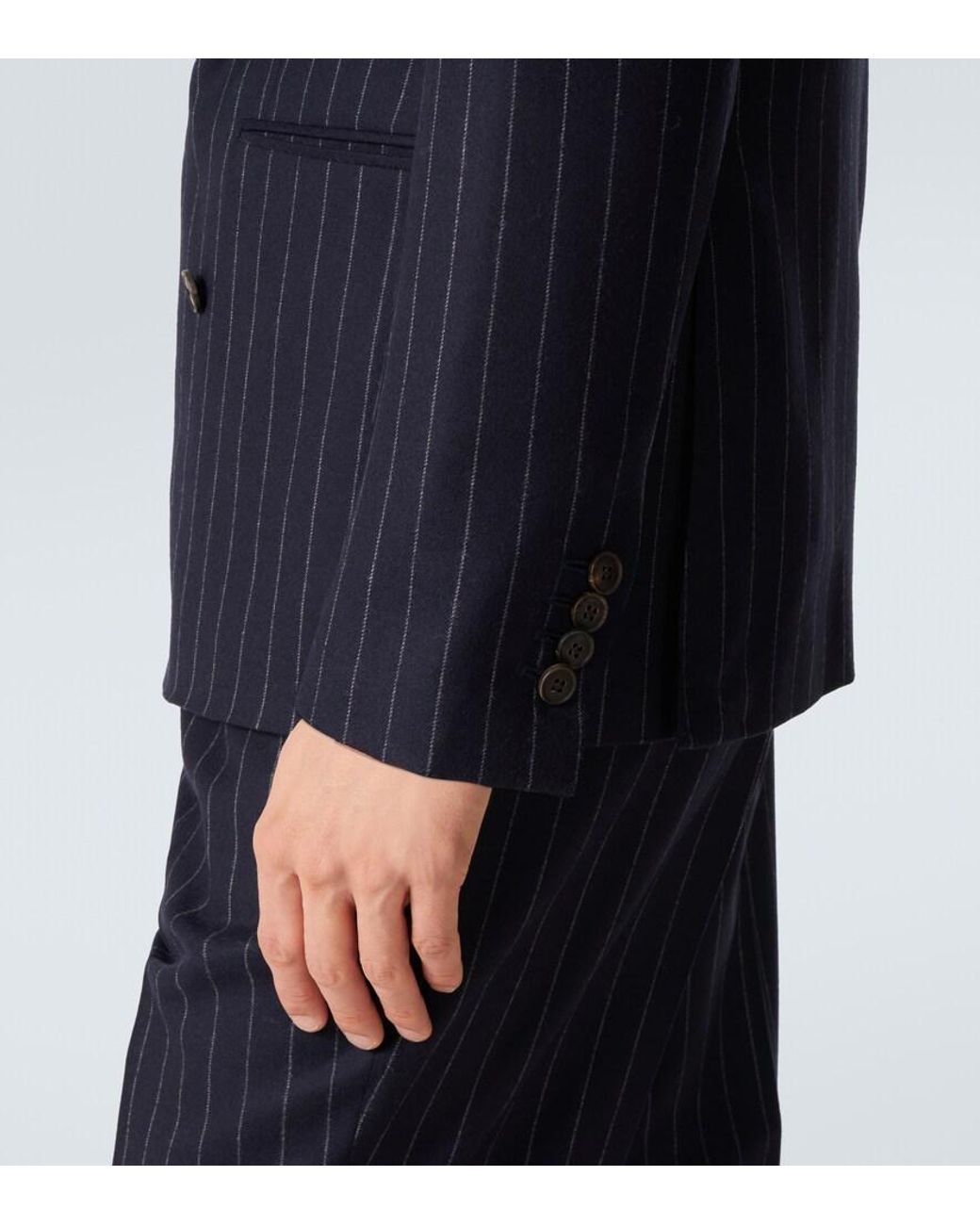 Saman Amel Blazer Aus Wolle in Blue für Herren
