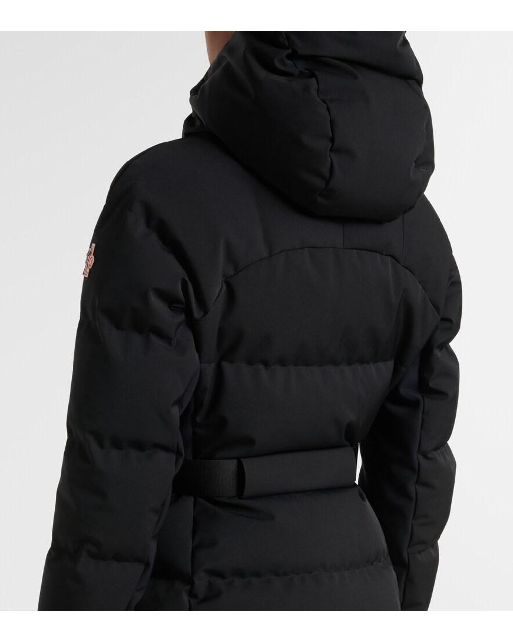 Moncler Black Guyane Hooded Down Ski Jacket