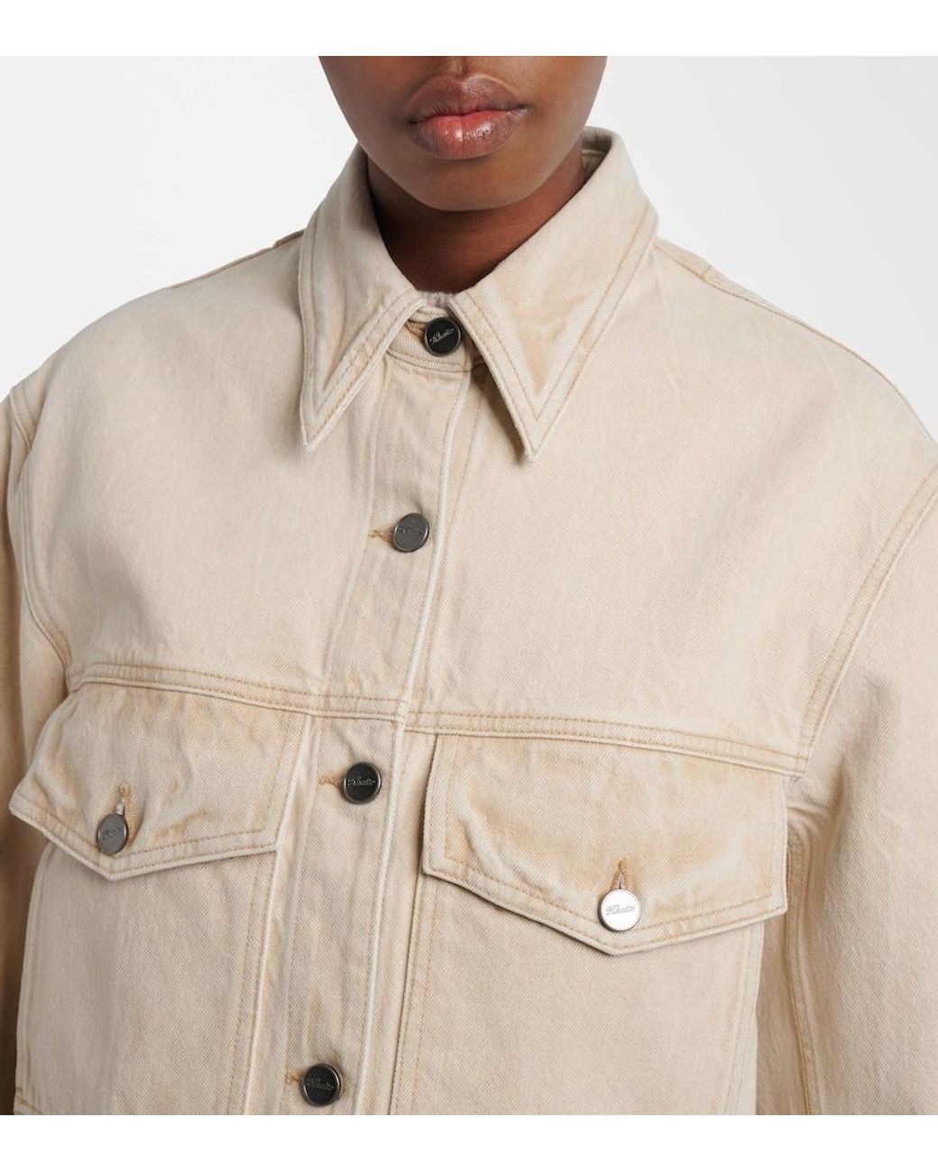 Khaite Natural Tomer Denim Jacket