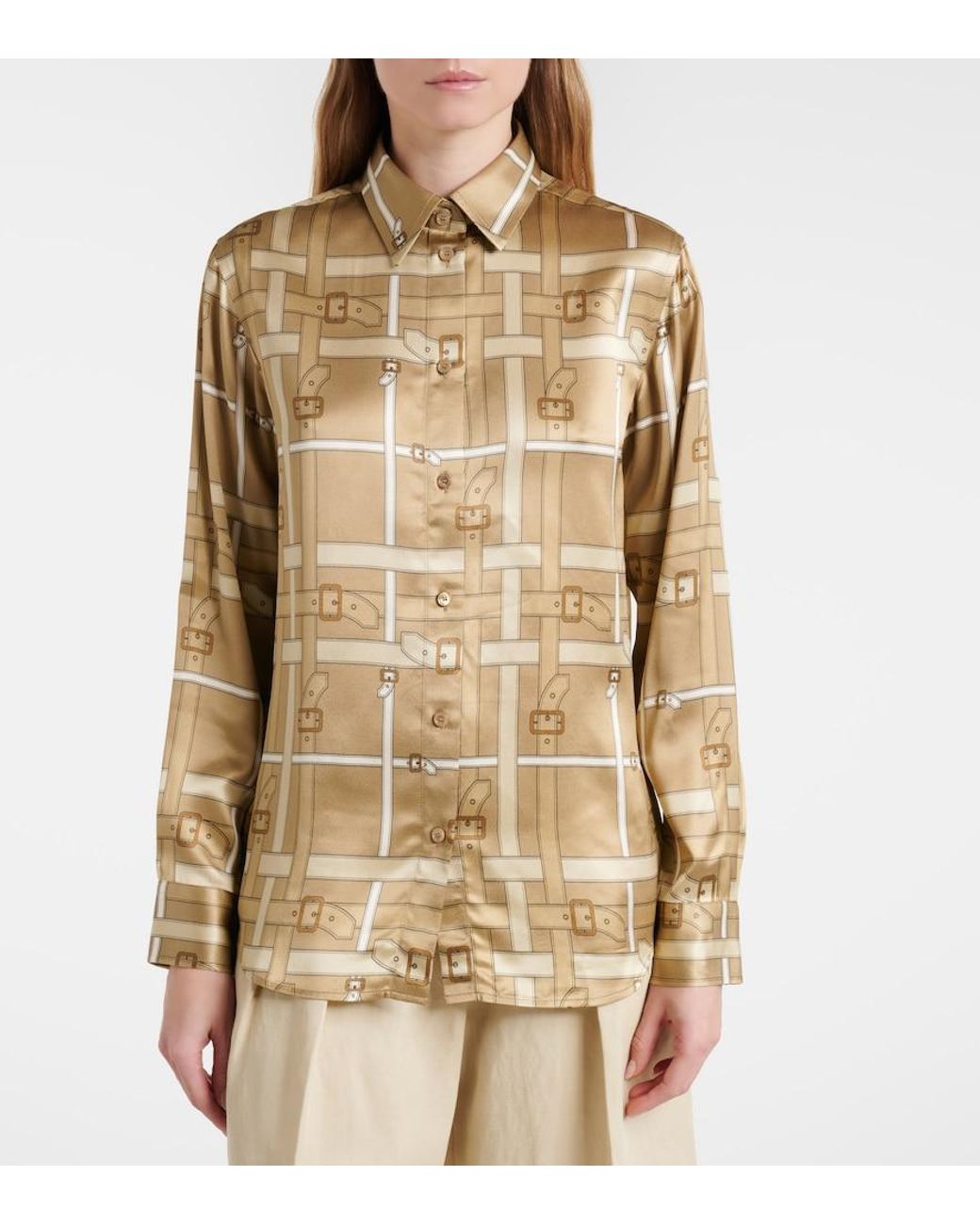 Camicia Emma di Burberry in Natural
