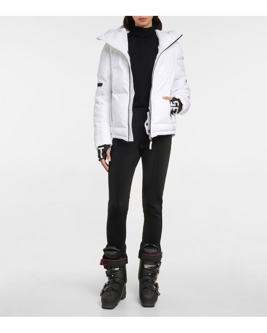 Jet Set White Julia Padded Ski Jacket