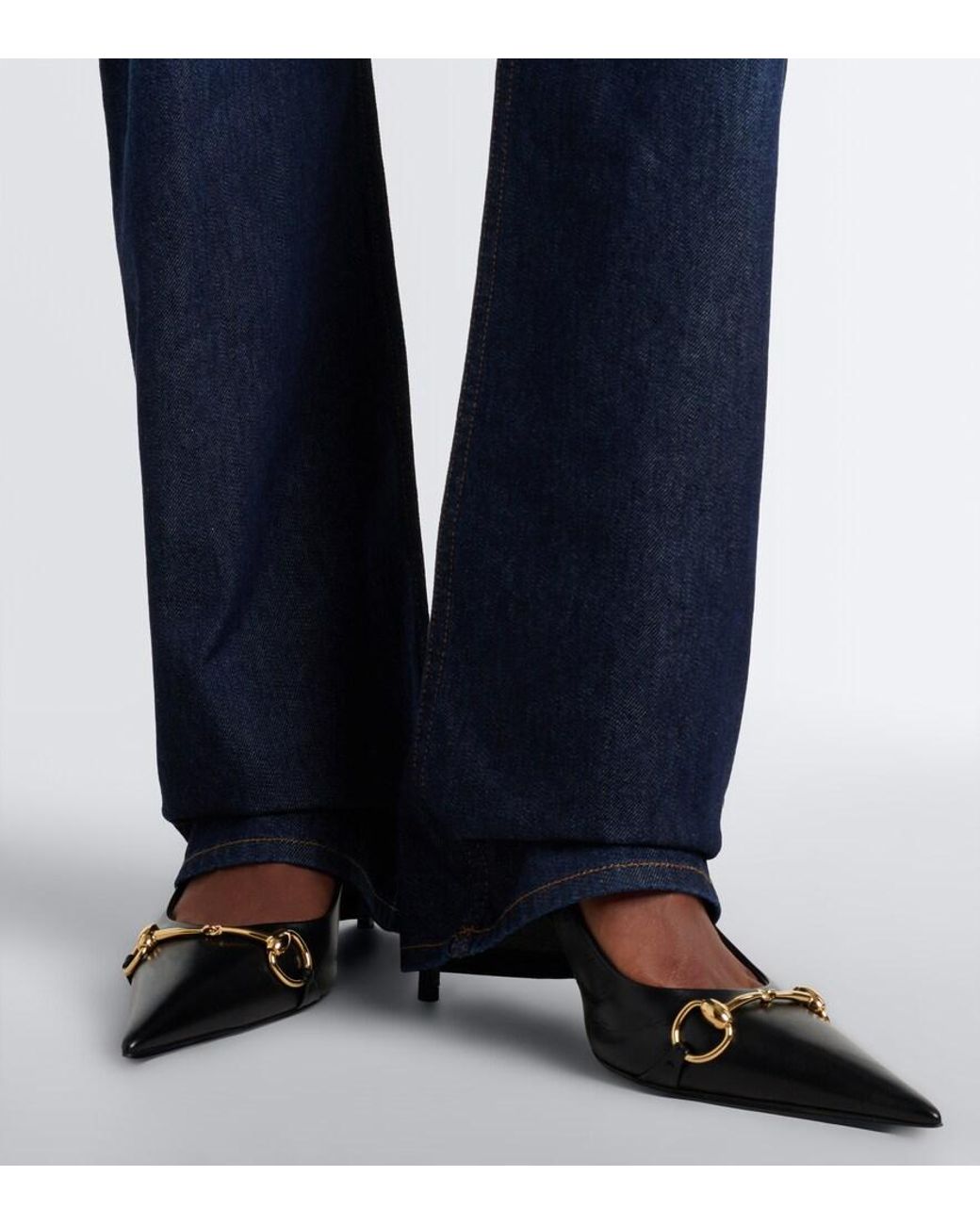 Jeans Regular Interlocking G di Gucci in Blue