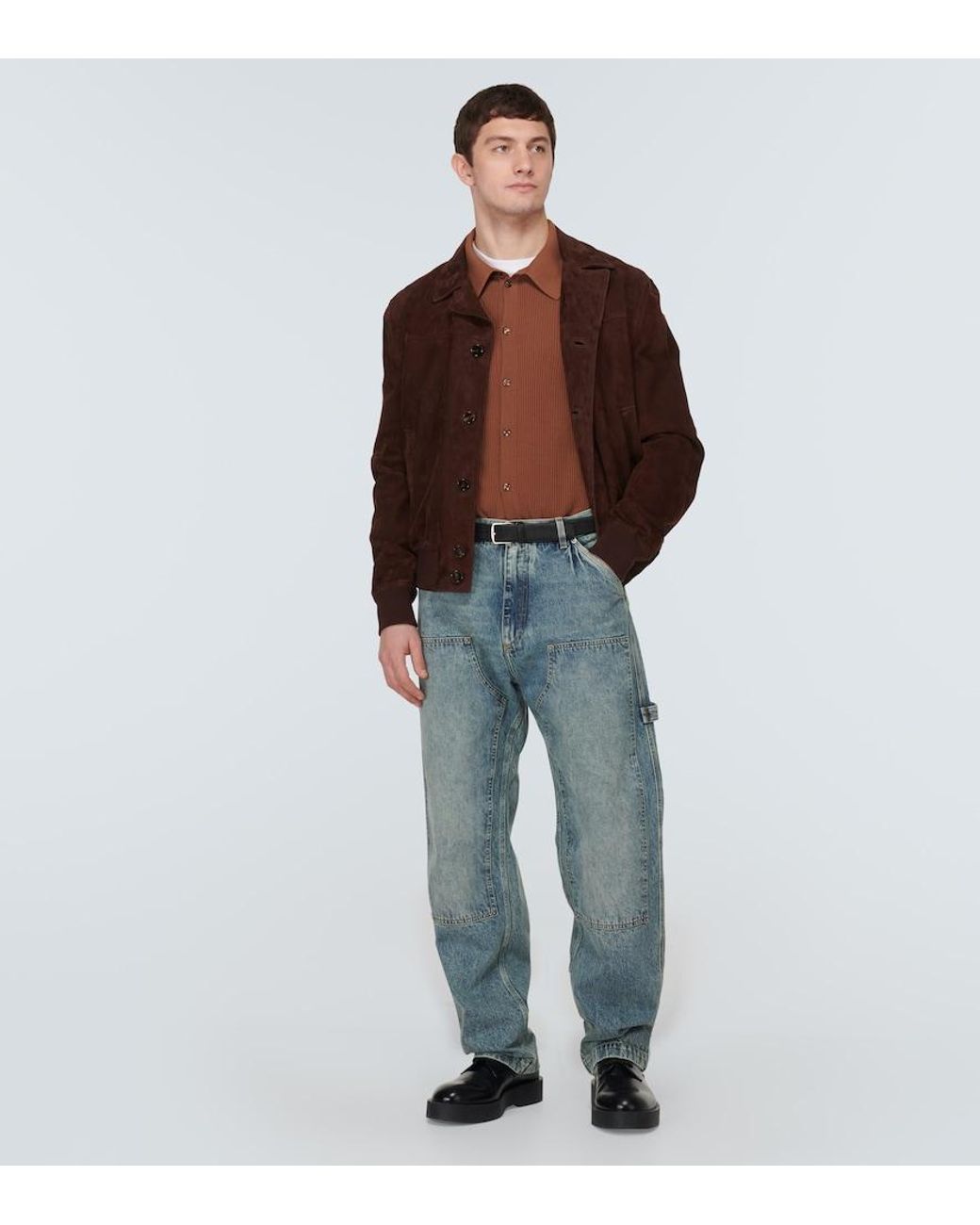 Dolce & Gabbana Blue Carpenter Straight Jeans for men