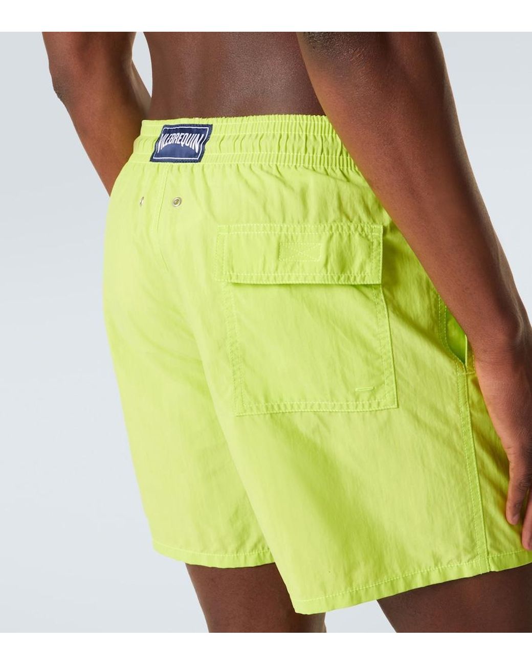 Vilebrequin Yellow Hypnoctopus Swim Trunks for men