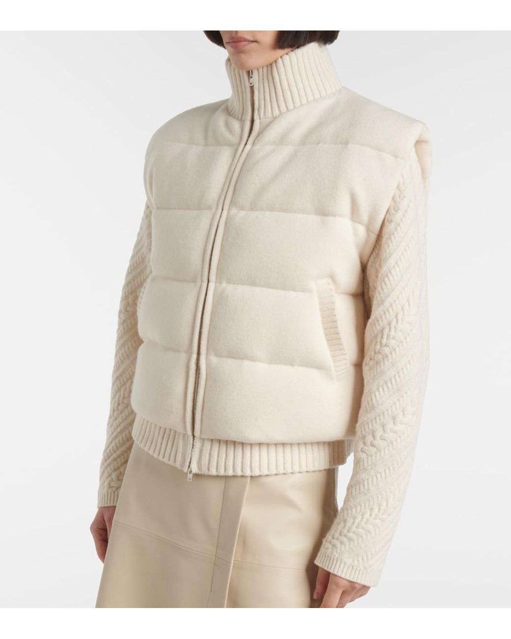 Joseph Natural Puffer Vest