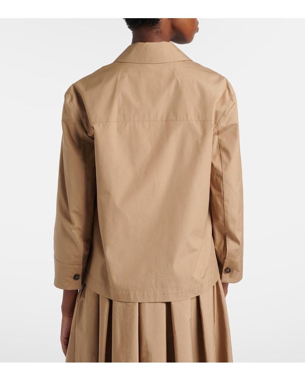 Max Mara Natural Renata Cotton Jacket