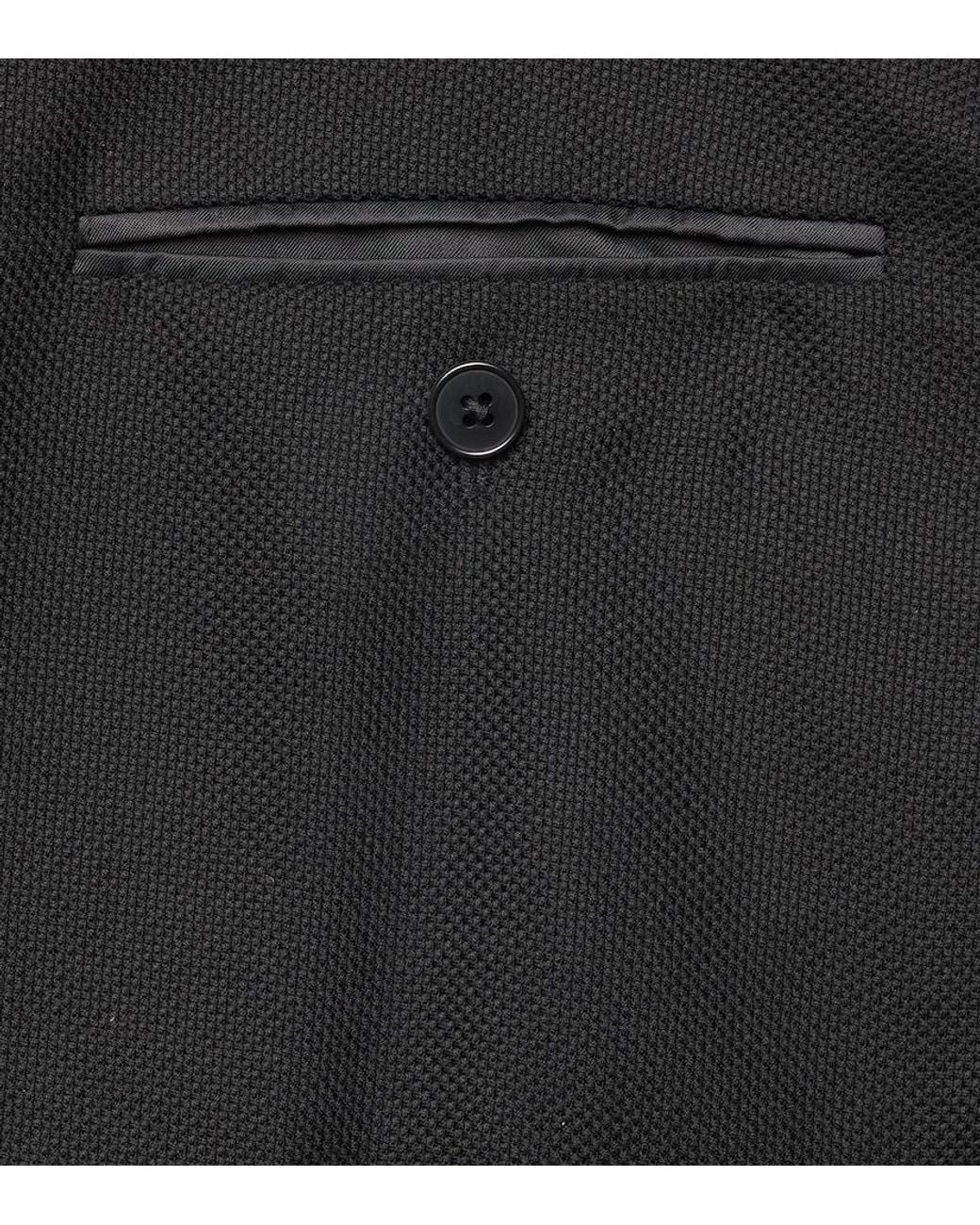 Zegna Black Wool Blazer for men