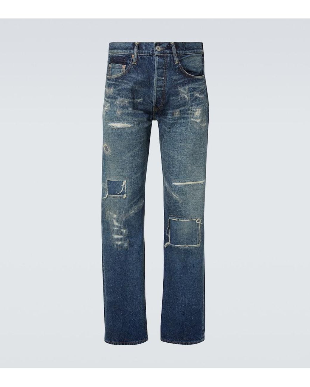 X New Manual Jeans Rectos Junya Watanabe de hombre de color Blue