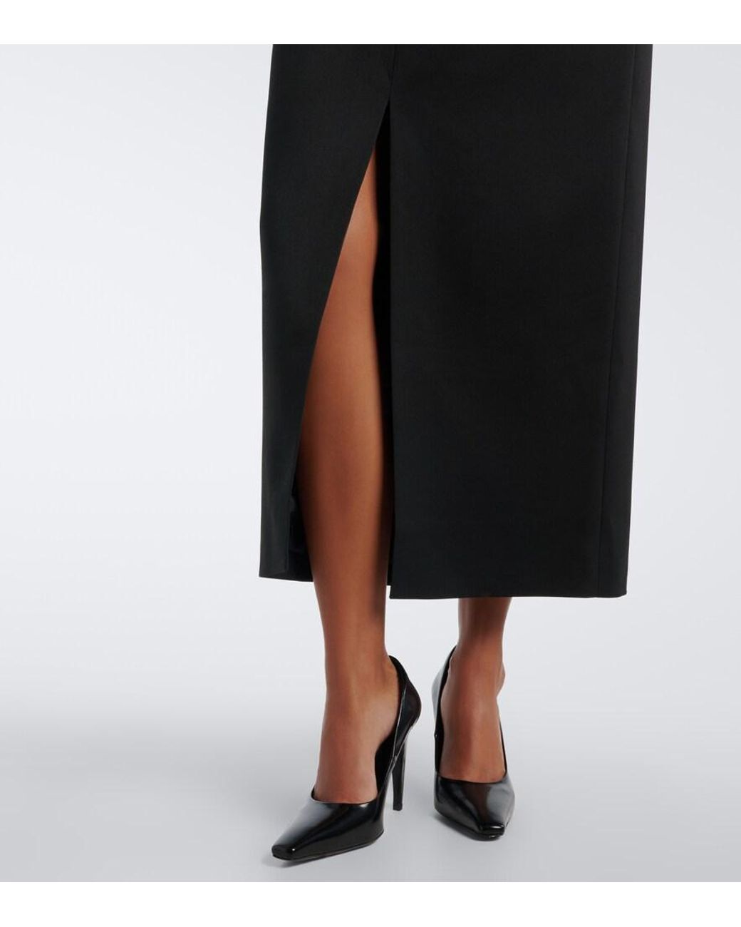 Frankie Shop Black Maybelle Pencil Skirt