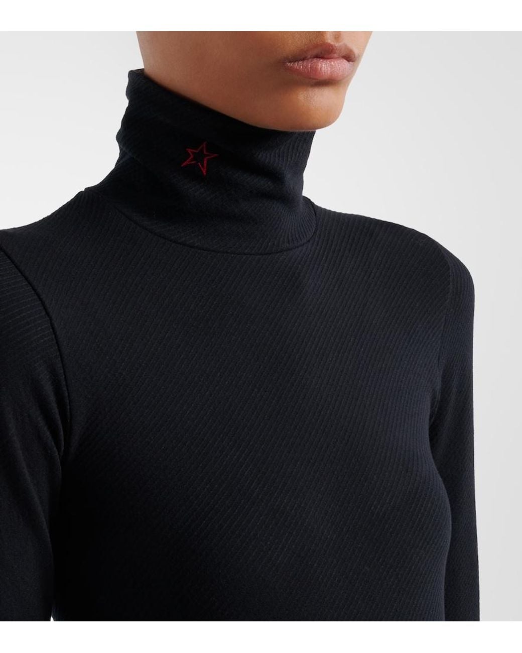 Perfect Moment Blue Turtleneck Ski Top