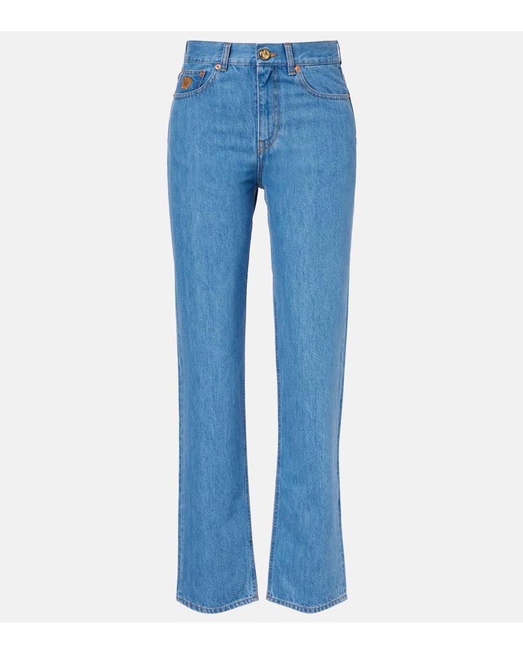 Blazé Milano Blue Nariida Straight Jeans
