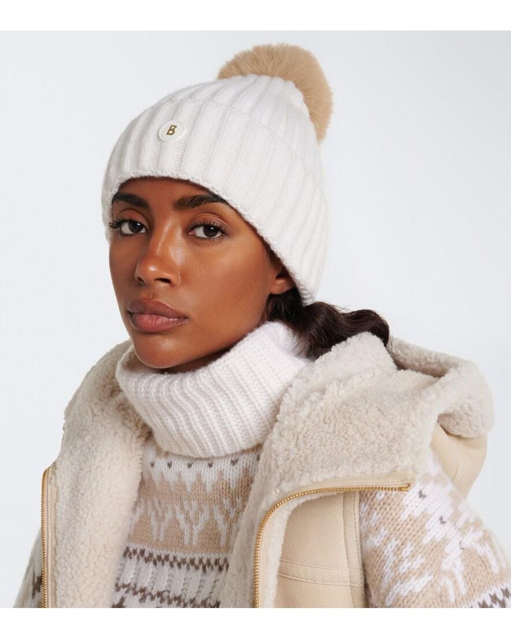 Gorro Ranya Bogner de color White