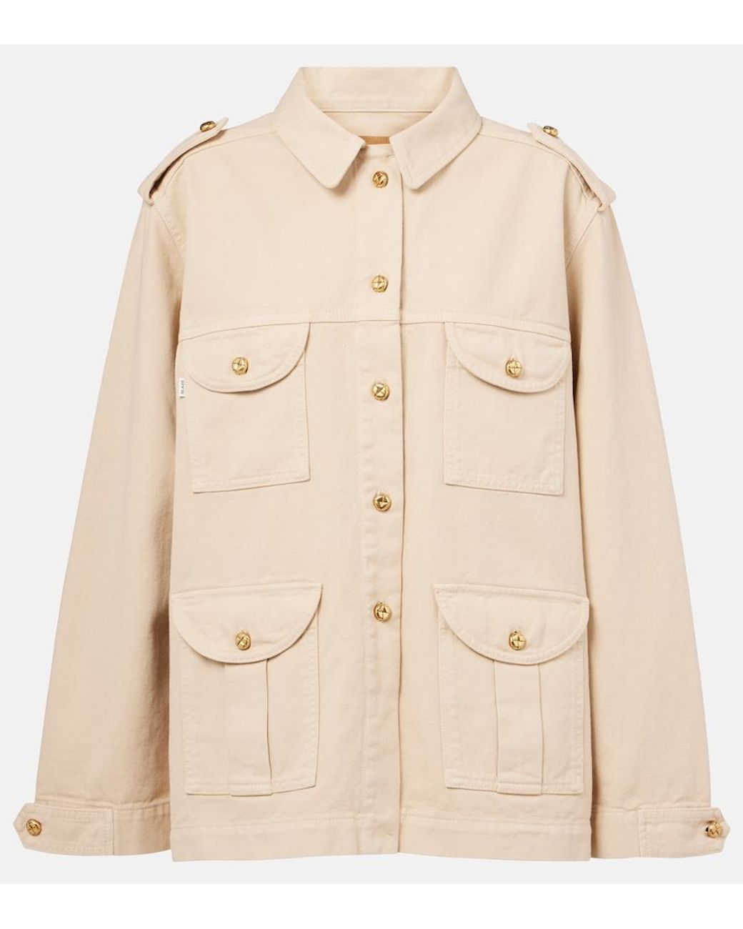 Blazé Milano Natural Sahariana Denim Jacket