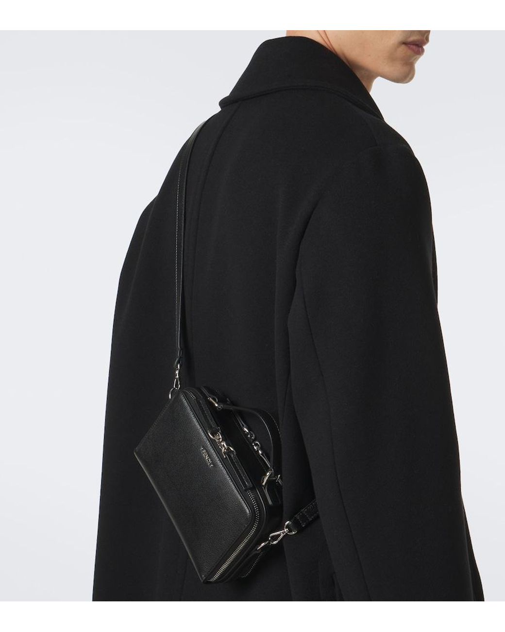 Borsa A Tracolla di Fendi in Black da Uomo