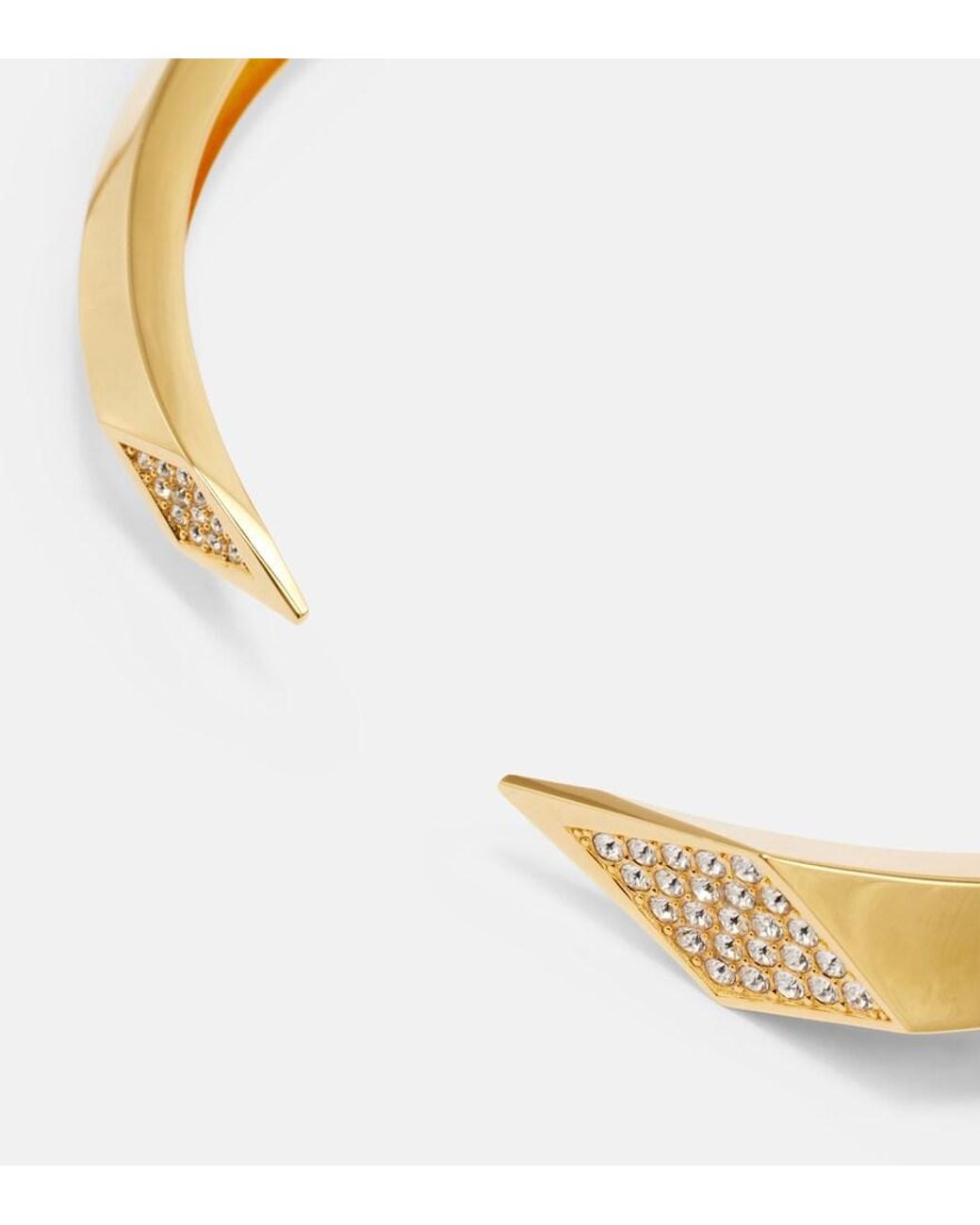 Versace Metallic Crystal-Embellished Choker