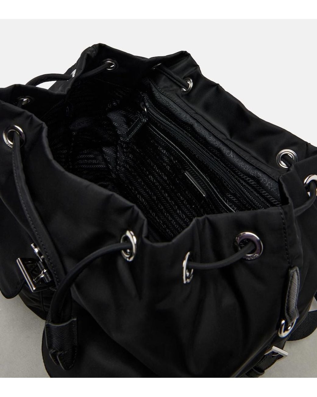 Prada Black Medium Re-Nylon Backpack