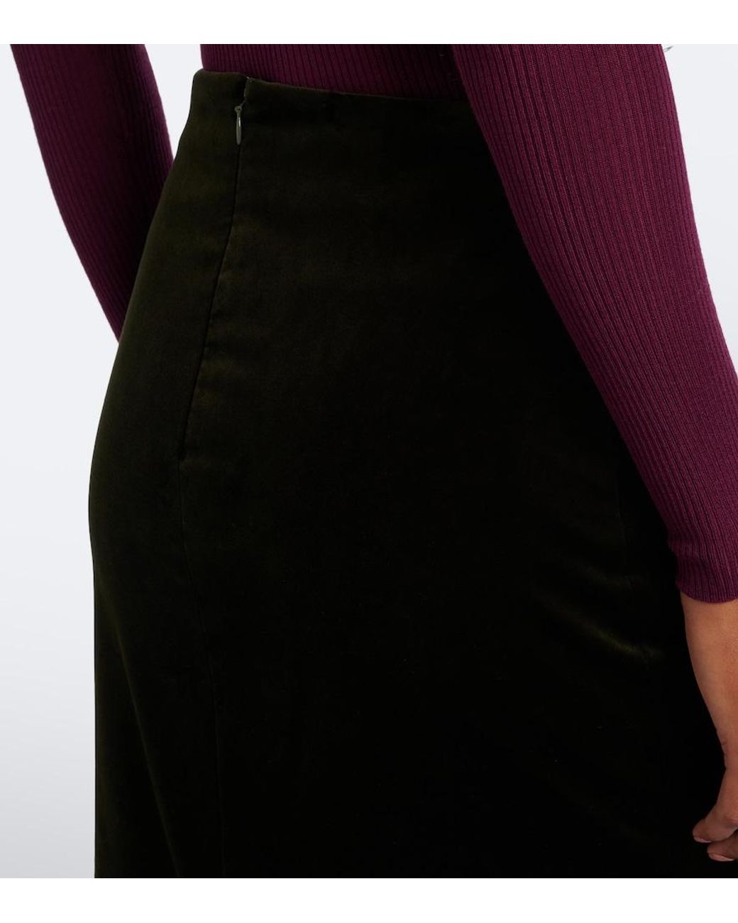 Gonna Lunga di Jil Sander in Black