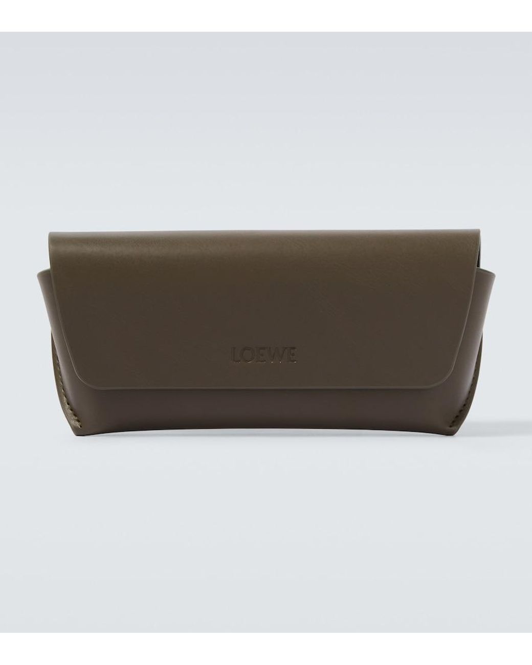 Loewe Black Slim Aviator Glasses for men