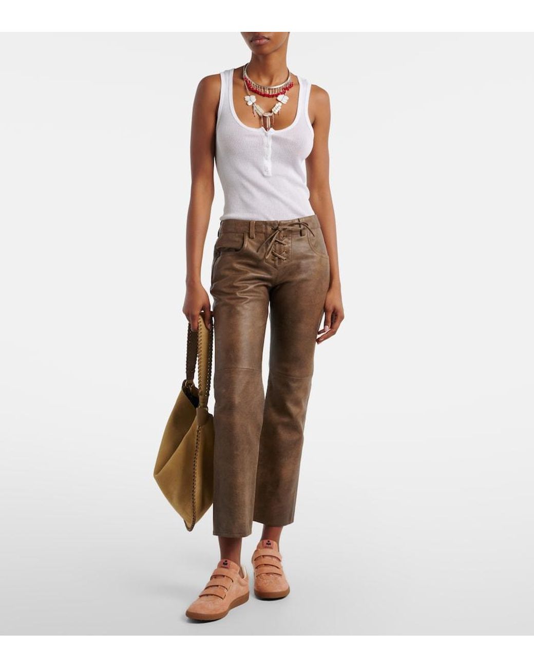 Isabel Marant Brown Beth Suede Sneakers