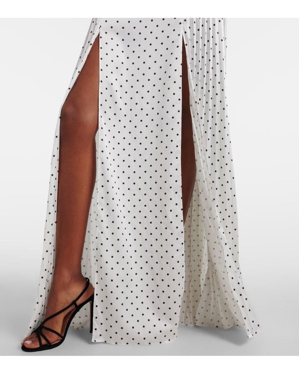 Self-Portrait White Embellished Maxi Dress