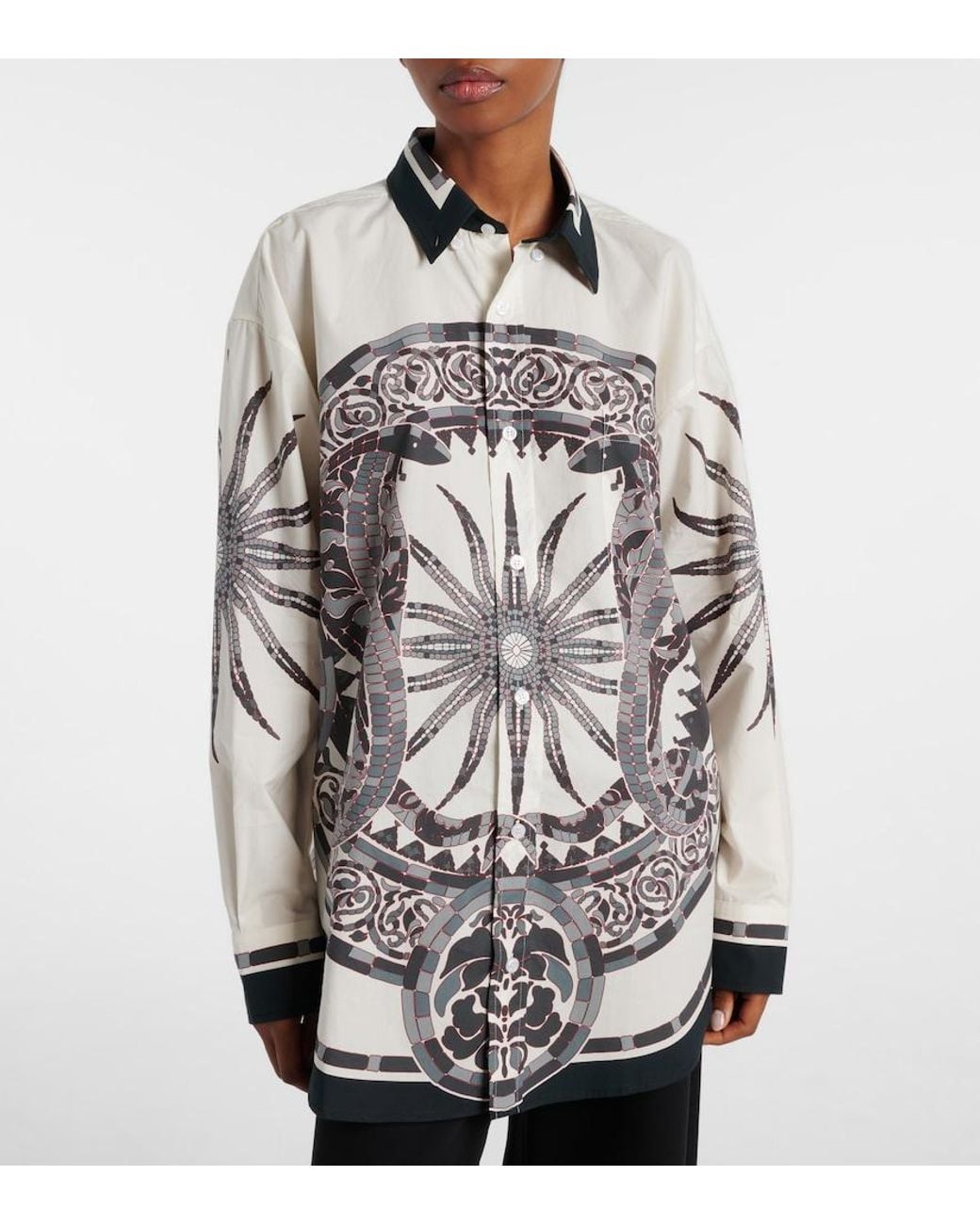LaDoubleJ White Better Than Your Boyfriend's Cotton Shirt