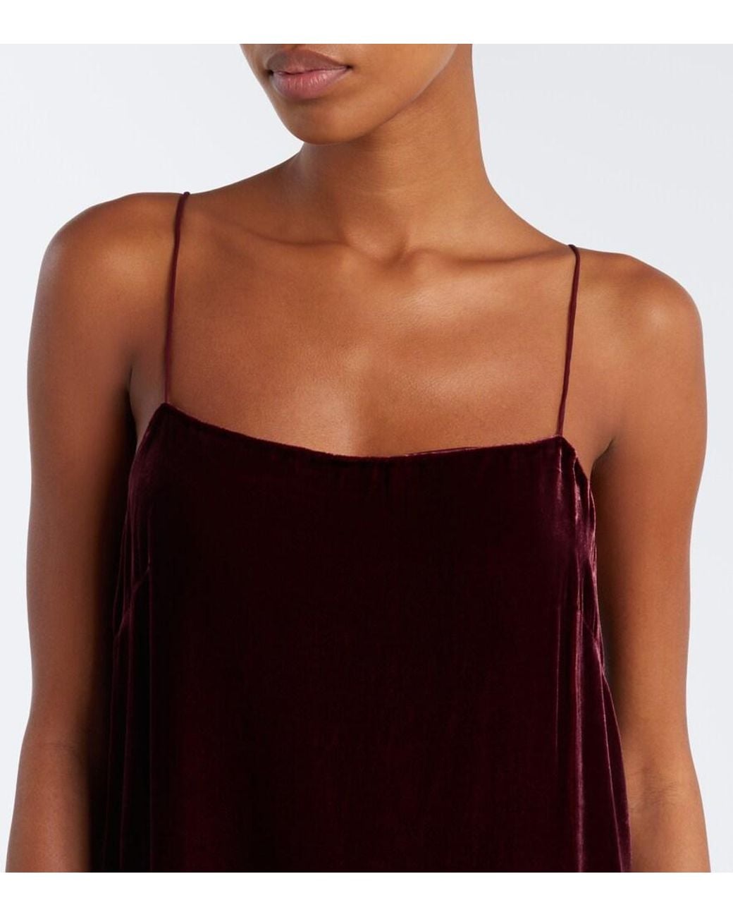 Asceno Purple Forio Velvet Minidress