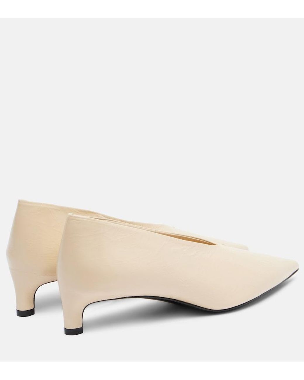 Jil Sander Natural Leather Pumps