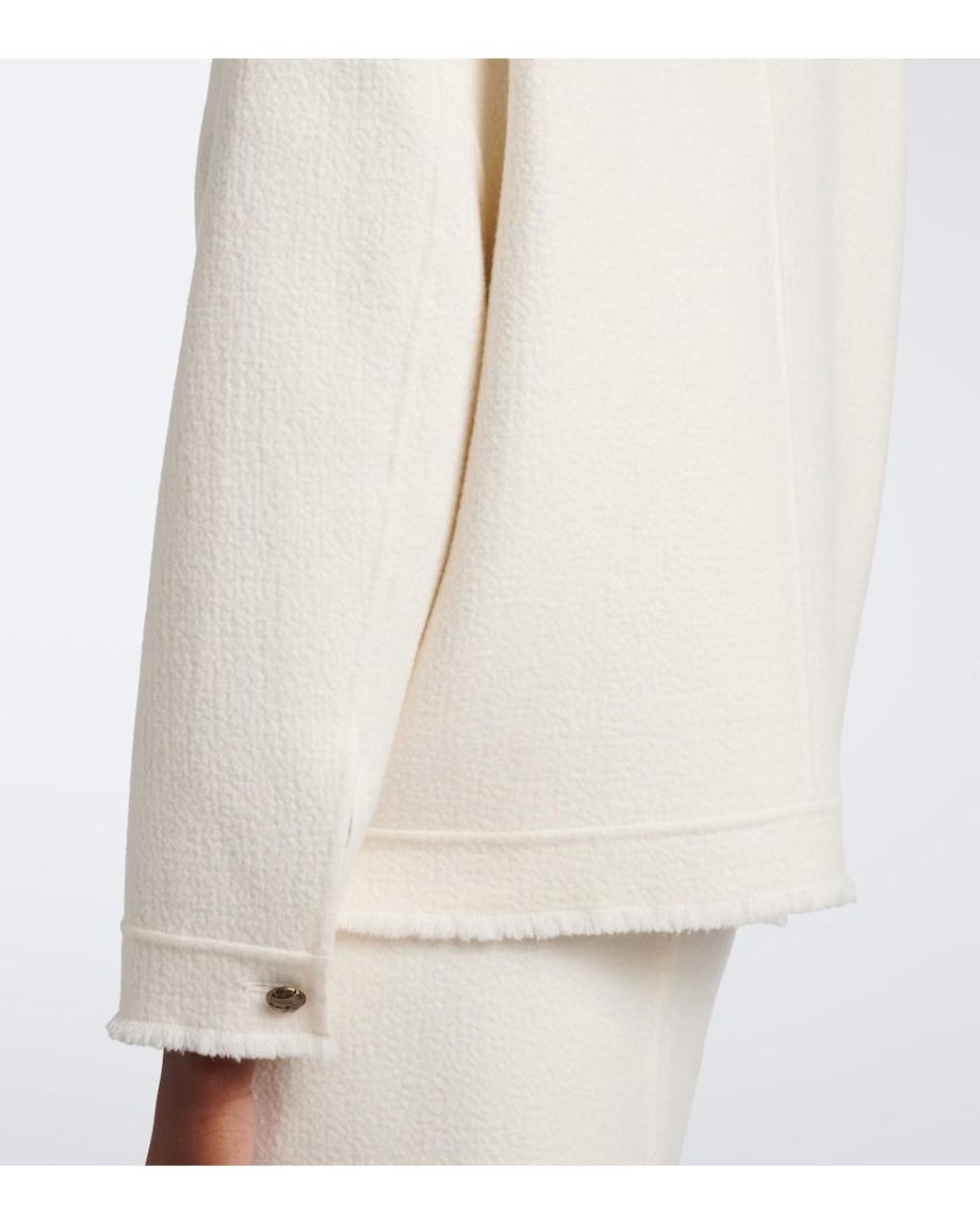 Max Mara Natural Virgin Wool Jacket