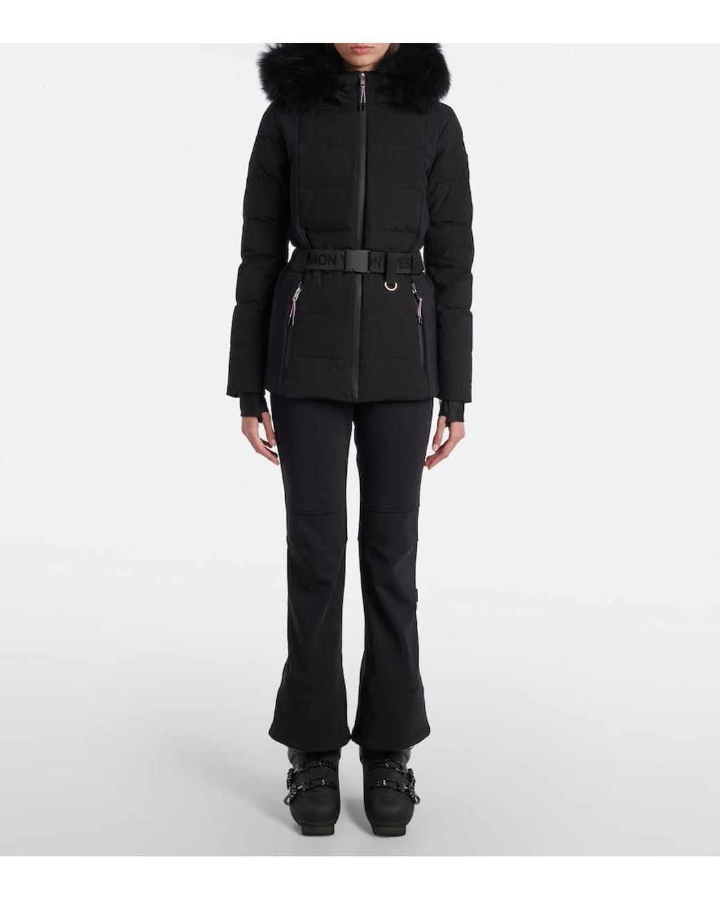 Yves Salomon Blue Flared Ski Pants