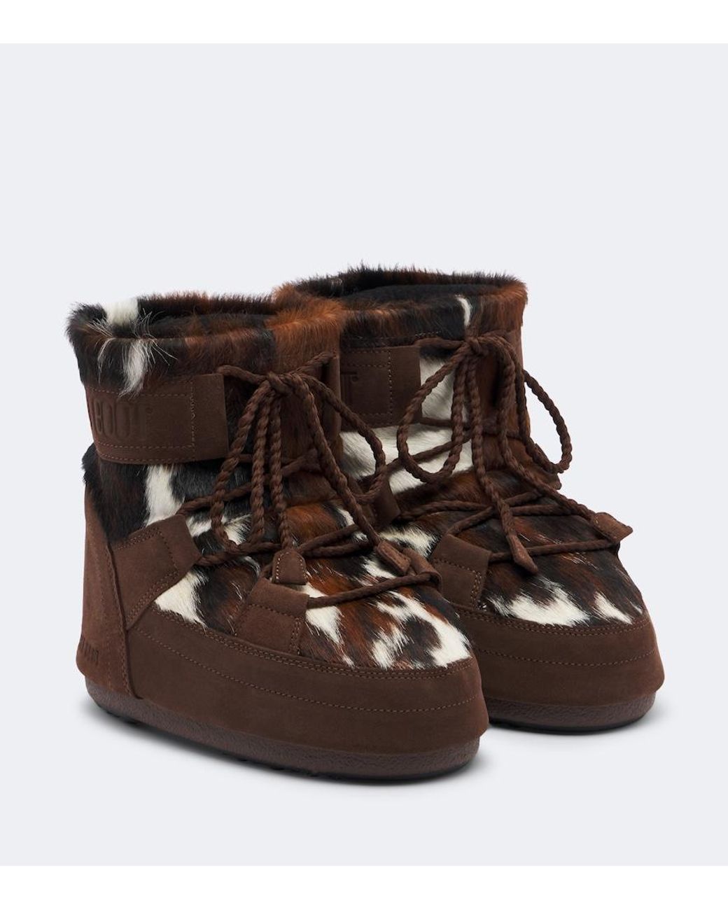 Moon Boot Brown Icon Calf Hair Snow Boots
