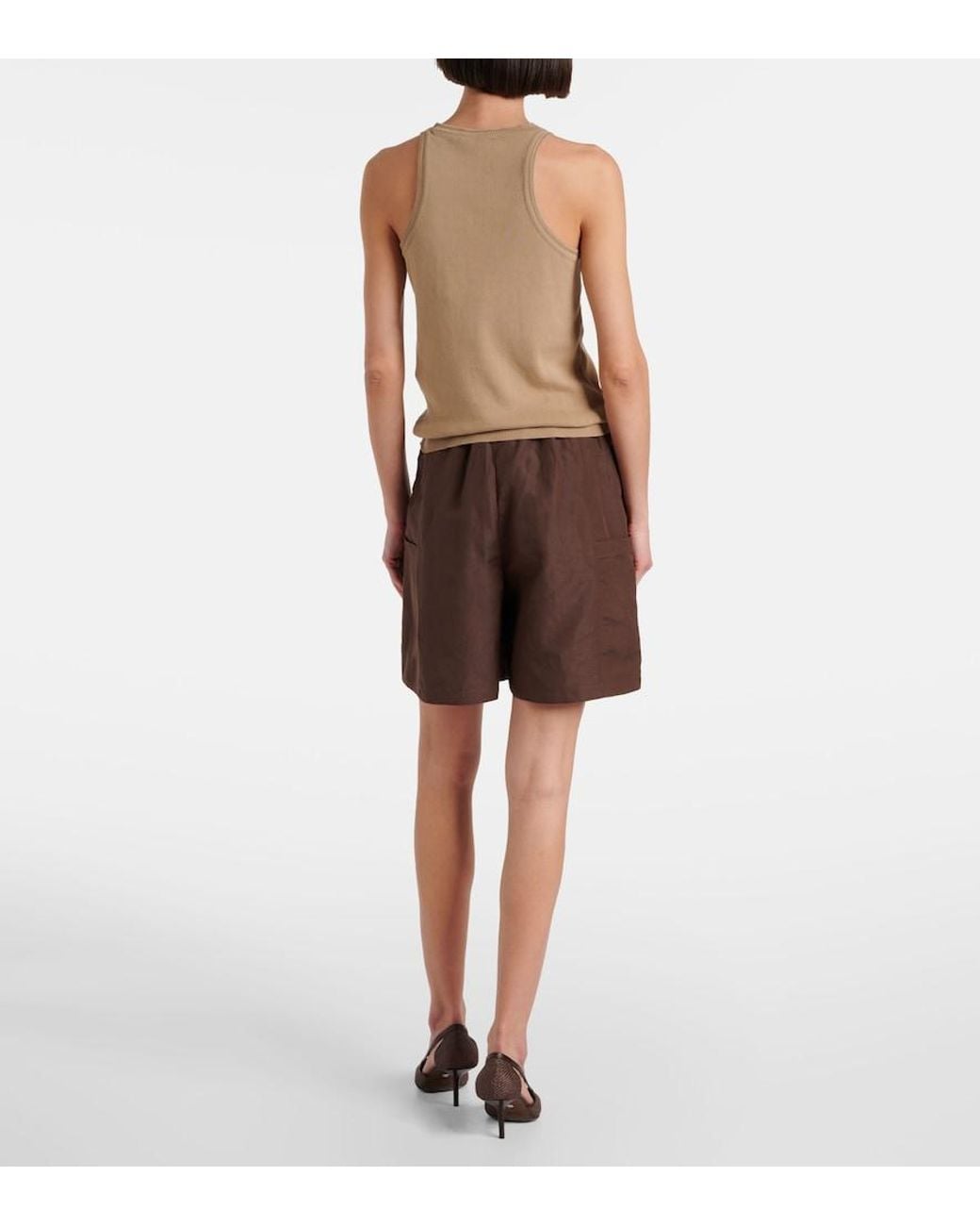 Tank Top De Algodon Max Mara de color Natural