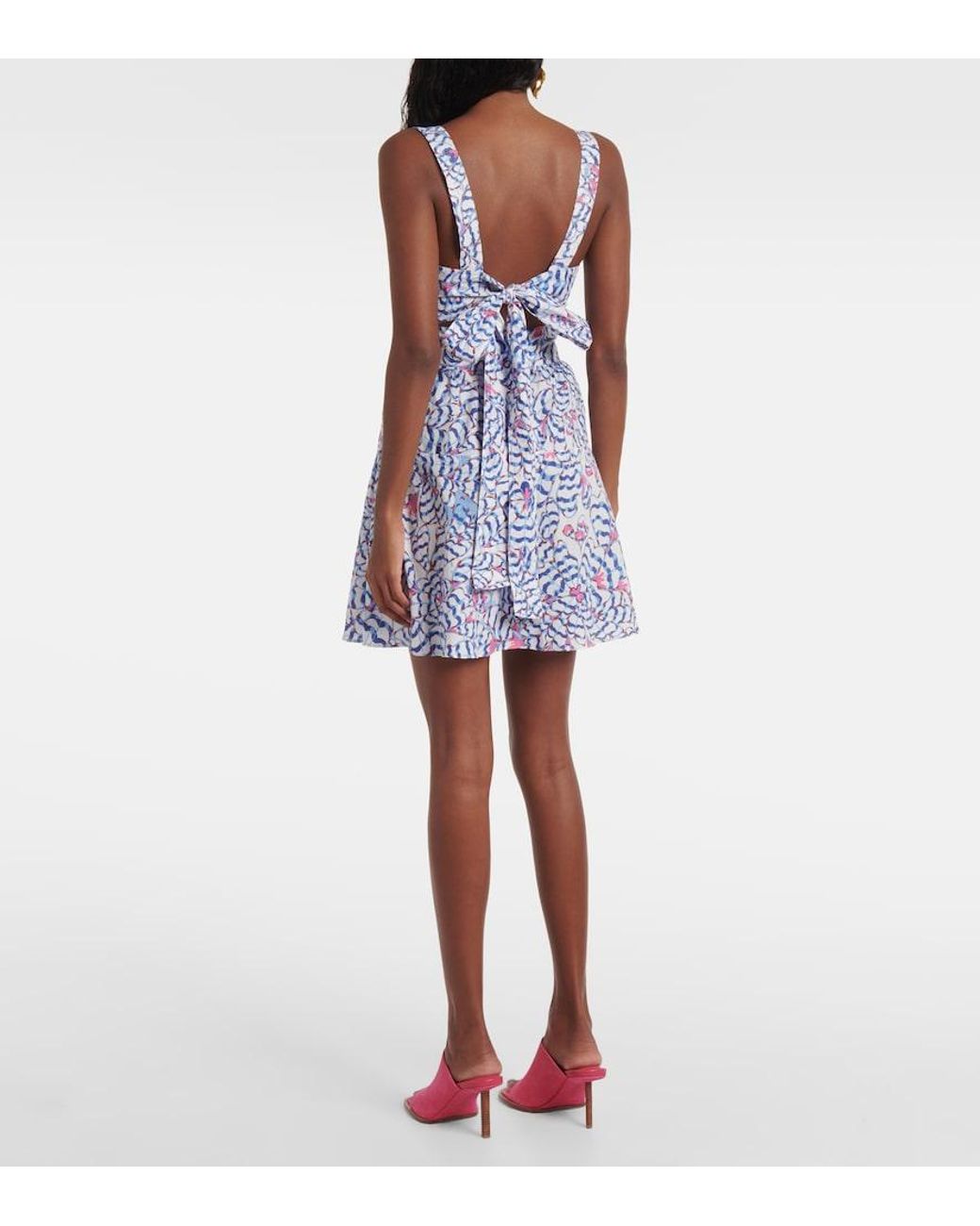 Robe Coco A Imprime Poupette en coloris Blue