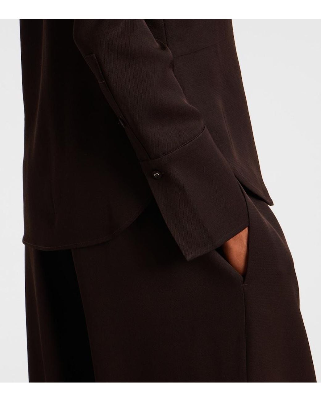 Proenza Schouler Black Label Maddi Twill Shirt