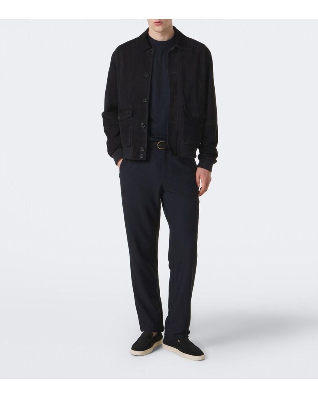 Giorgio Armani Blue Cotton Jersey T-Shirt for men