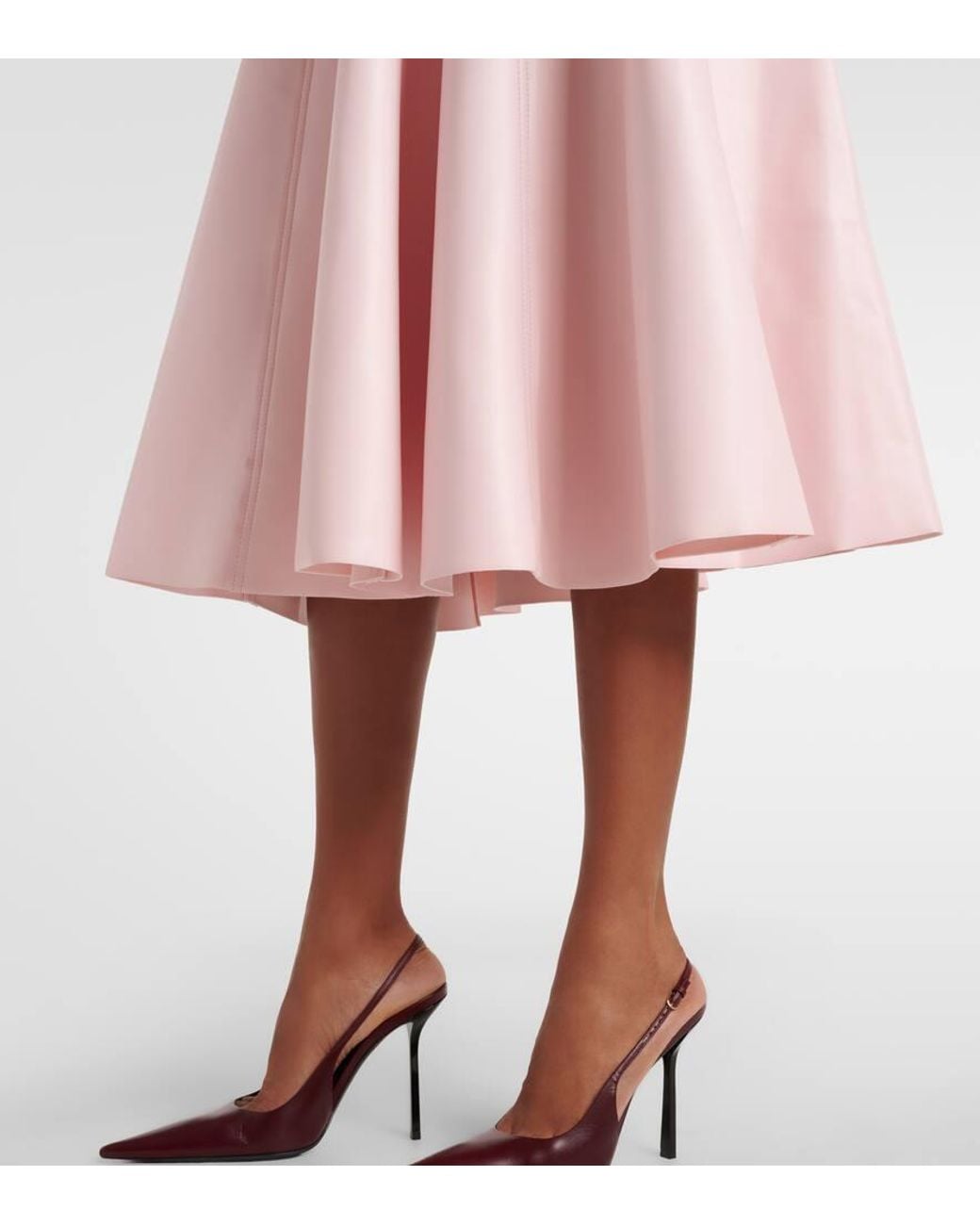 Abito Midi Grace di Norma Kamali in Pink