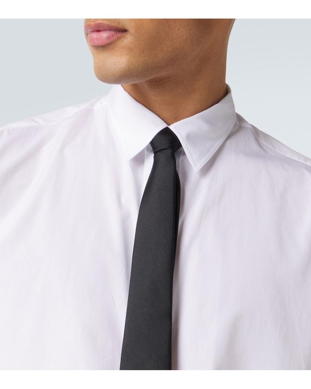 The Row Krawatte Juno Aus Seide in Black für Herren