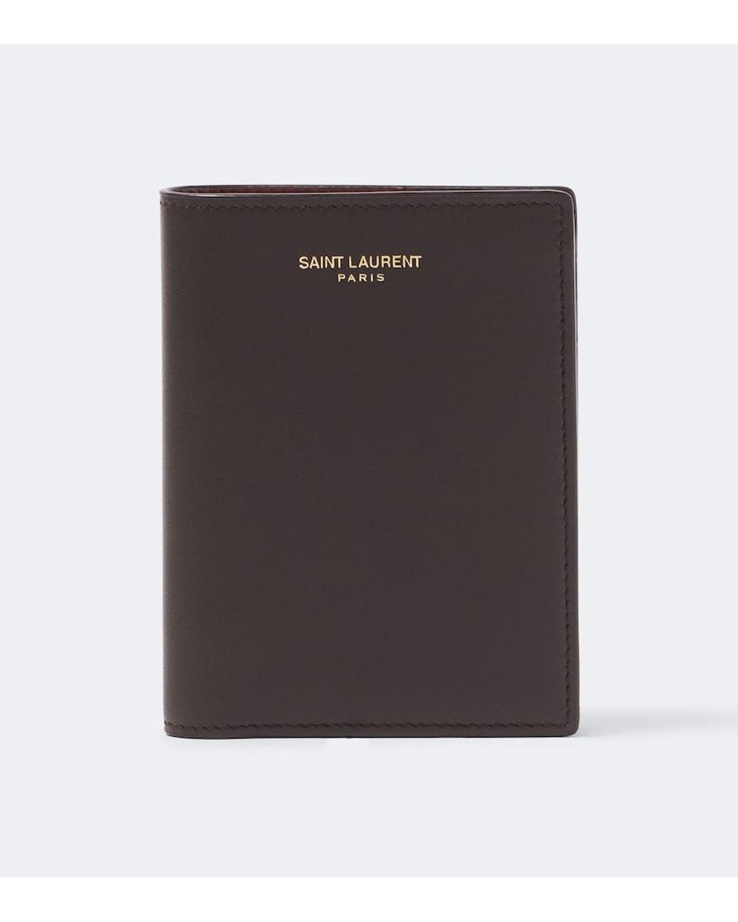 Saint Laurent Black Leather Bifold Wallet for men