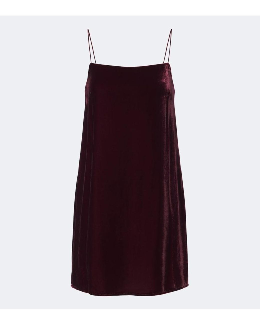 Asceno Purple Forio Velvet Minidress