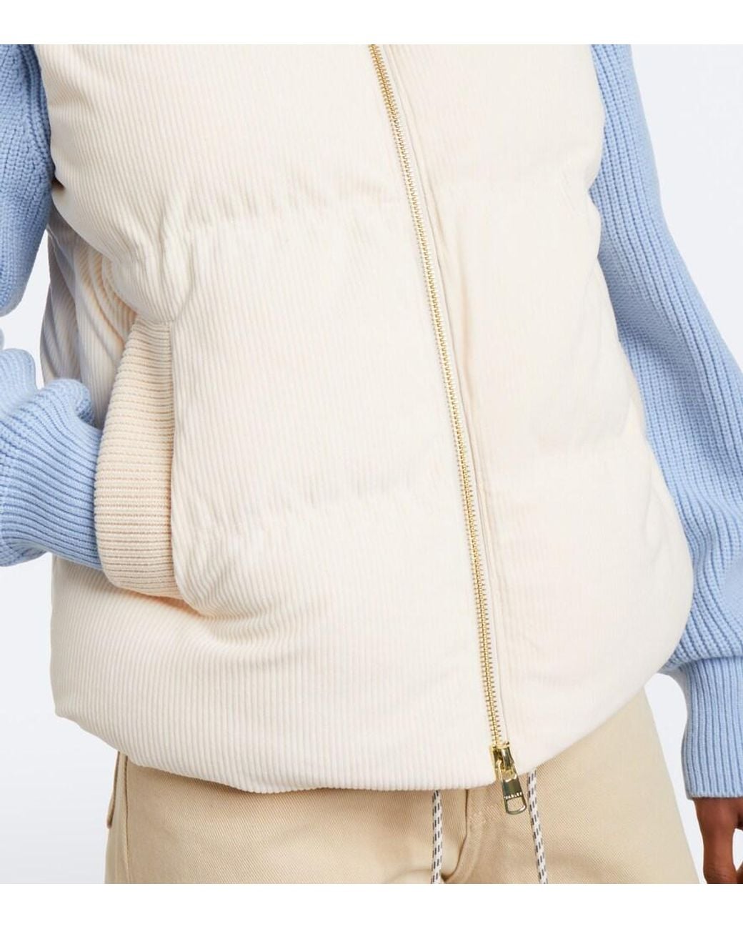 Varley Natural Lilah Corduroy Puffer Vest