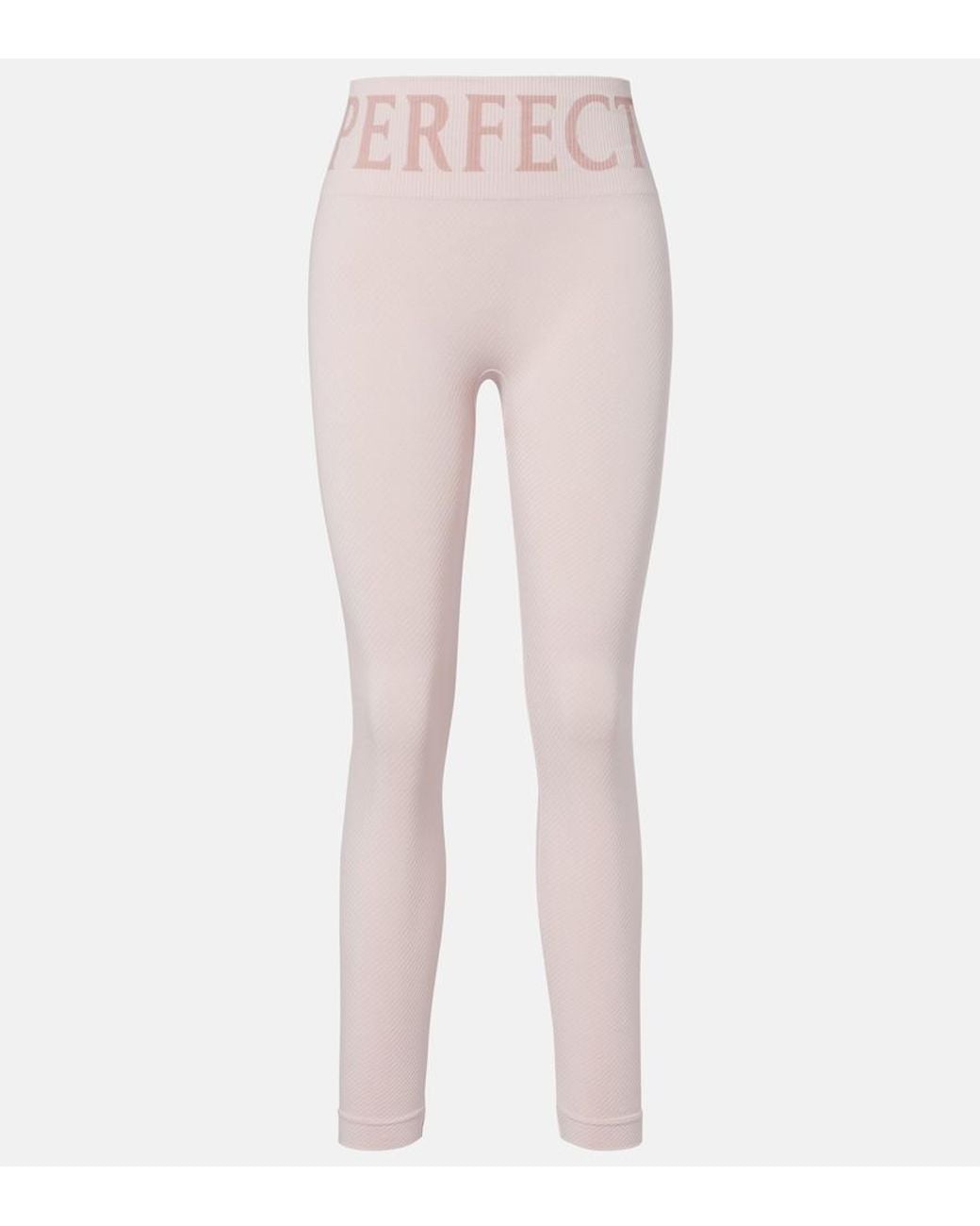 Perfect Moment Pink Perfect Logo Jacquard Leggings