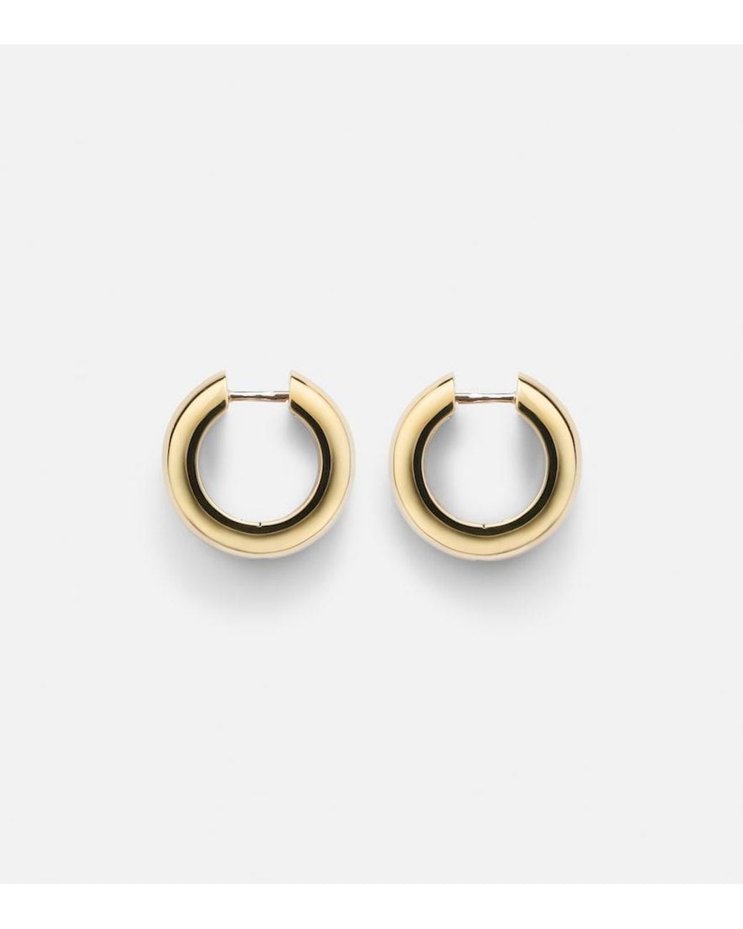 Yvonne Léon White 9Kt And Hoop Earrings With Diamonds
