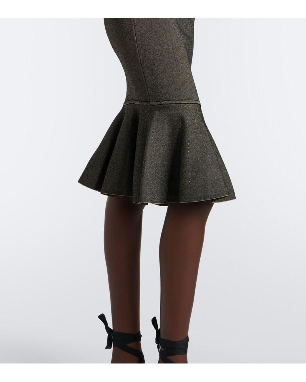 Jacquemus Gray Pina Midi Dress