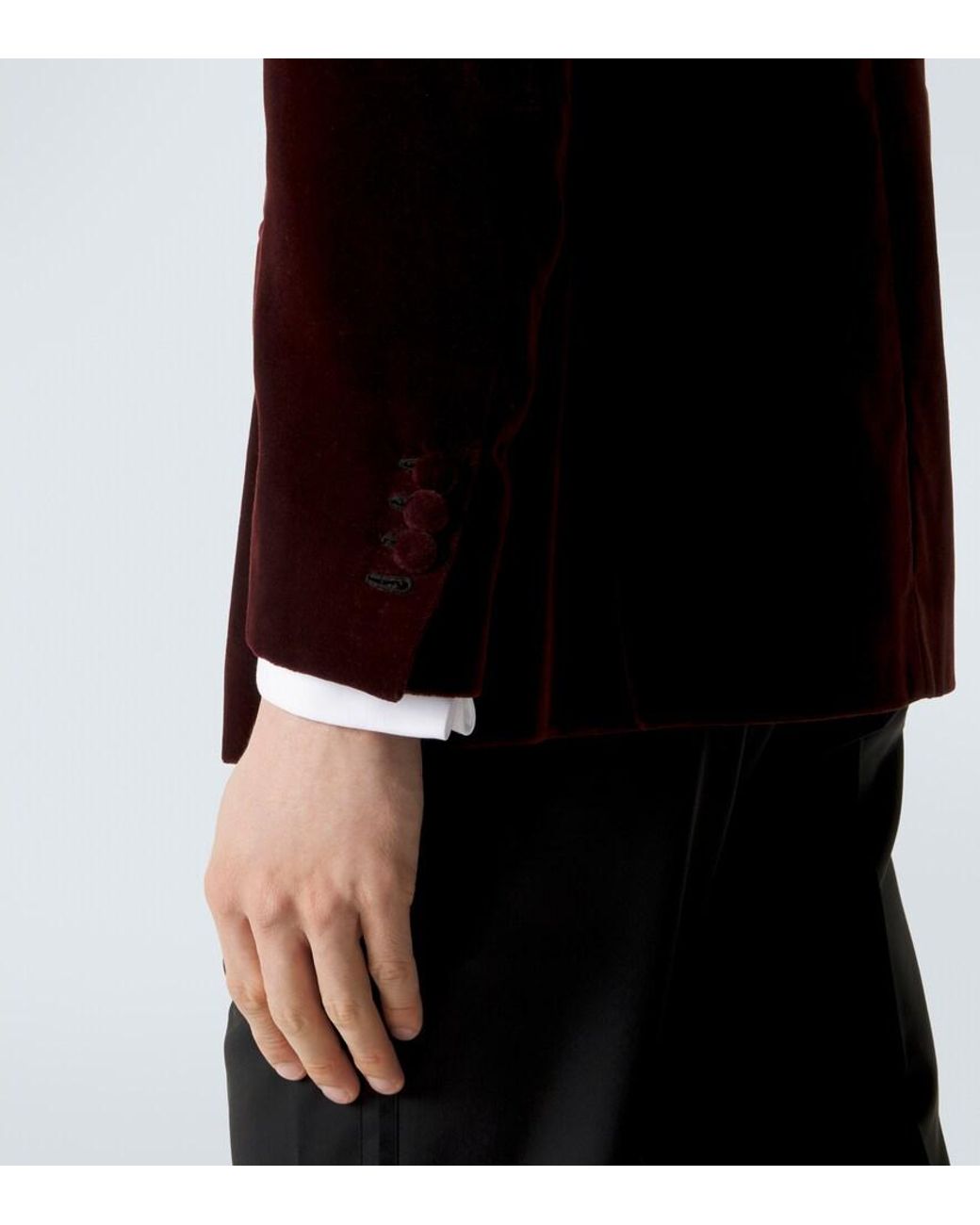 Brioni Purple Virgilio Cotton Blazer for men