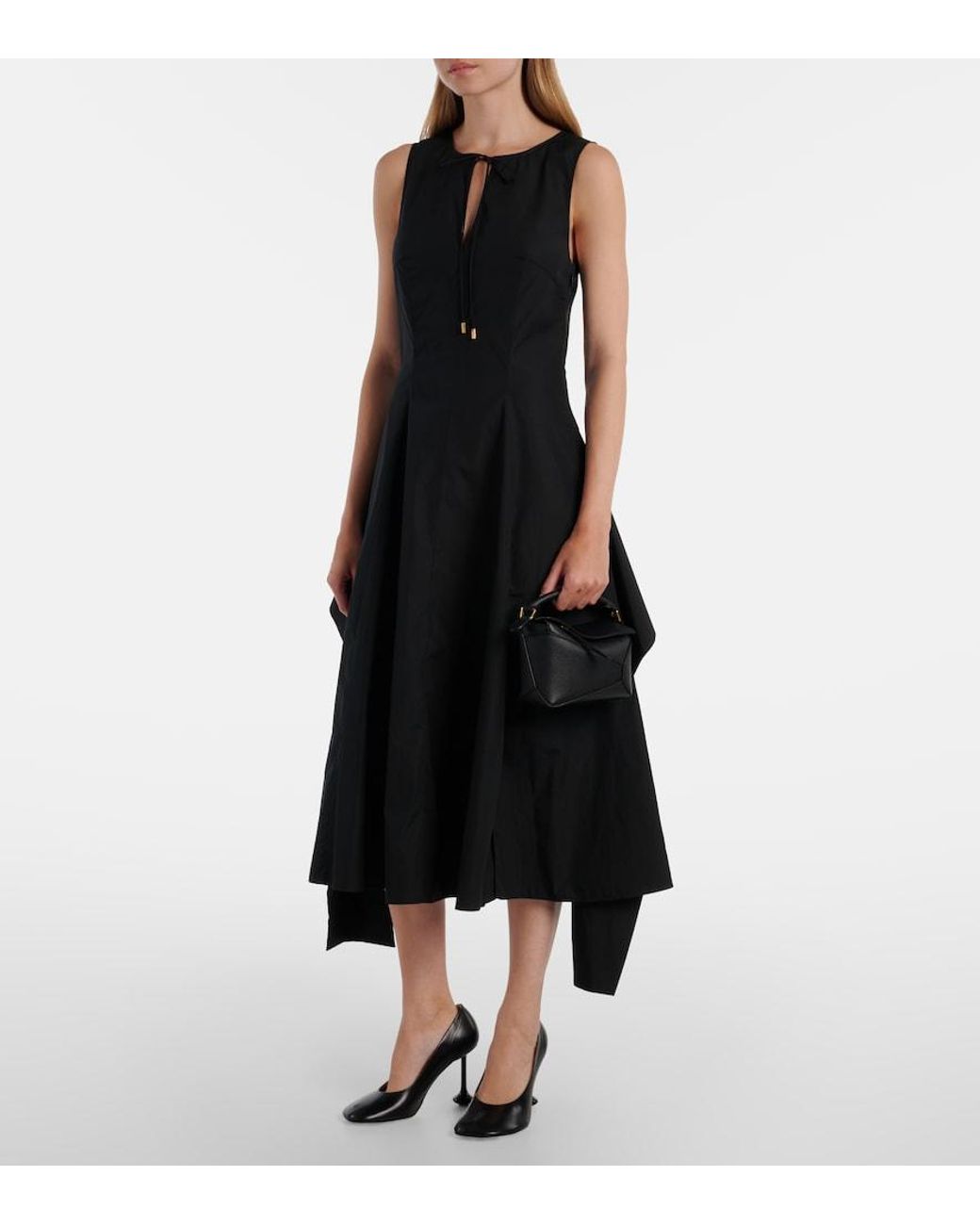 Loewe Black Puzzle Edge Mini Leather Top-Handle Bag